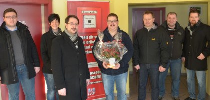 Im Feuerwehrhaus mit Kommandant Manfred Liebl | Bild: Andreas Michalski