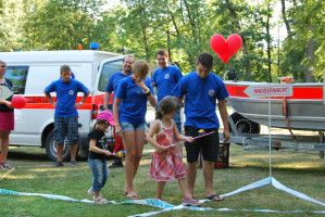 Kinder am Geschicklichkeitsparcours der Wasserwacht | Bild: SPD Teublitz