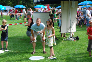 Kinder beim Angelparcours | Bild: SPD Teublitz
