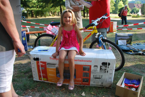 Erste Gewinnerin der Verlosung | Bild: SPD Teublitz