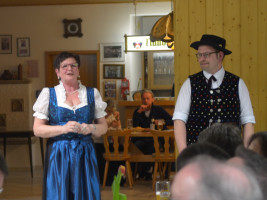 Vorsitzende Romy Hermann-Reisinger bei der Begrüßung | Bild: SPD Teublitz