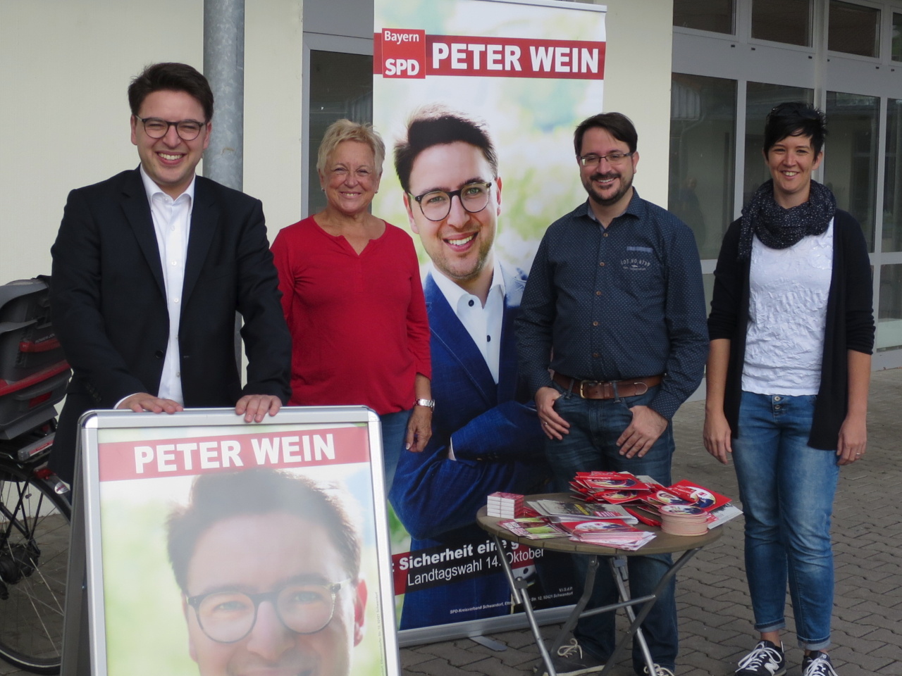 Landtagskandidat Peter Wein in Teublitz